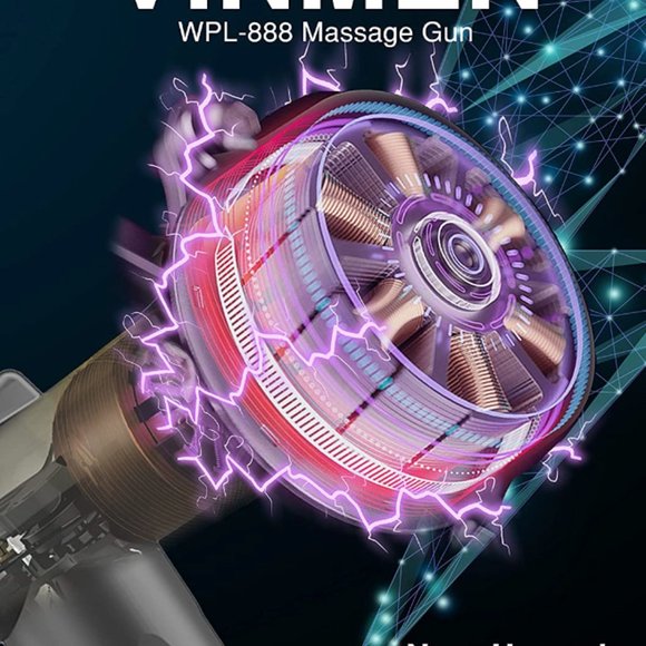 VINMEN Mini Portable Body Muscle Massage Gun | Retail $89.91 - Picture 8 of 12
